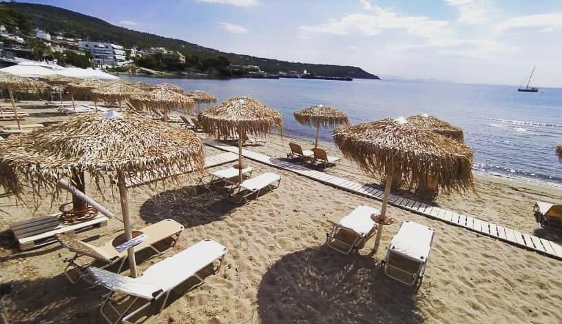 Παραθαλασσιο Στουντιο Μιχαλιας Sea View Studio Michalias Νουμερο 8 Agia Marina  外观 照片